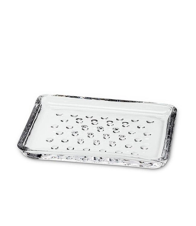 Abbott Glass Rectangular Soap Dish