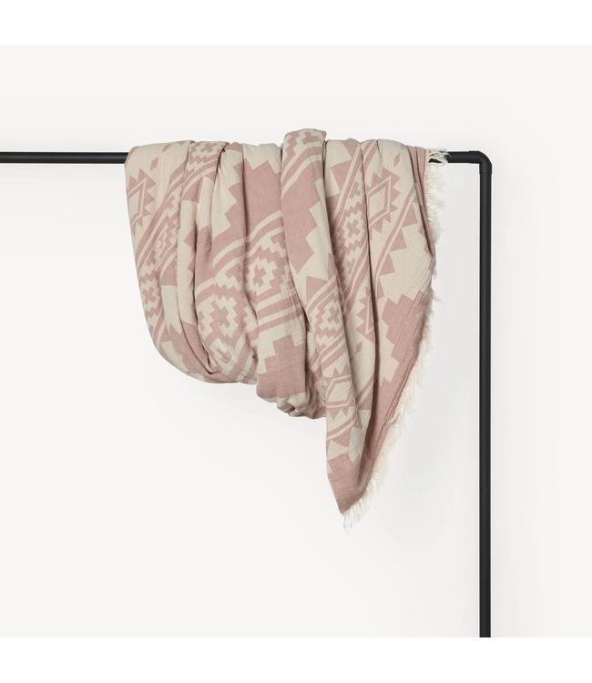 Pokoloko Fleece Lined Throw - Azti - Shell