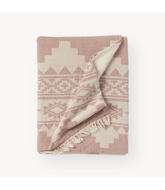 Pokoloko Fleece Lined Throw - Azti - Shell