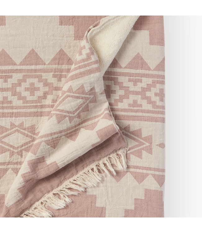 Pokoloko Fleece Lined Throw - Azti - Shell