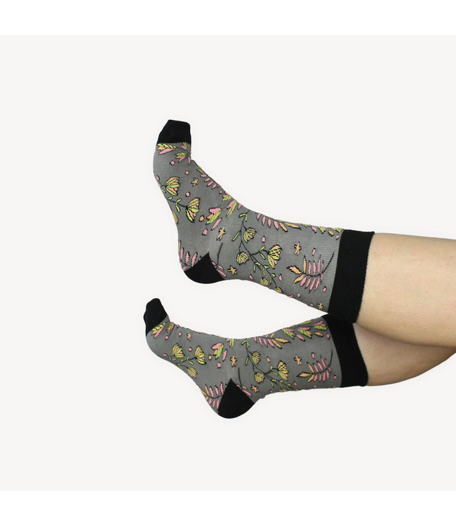 Pokoloko Pima Socks - Night Floral