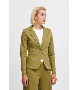 ICHI Kate Blazer - Green Moss