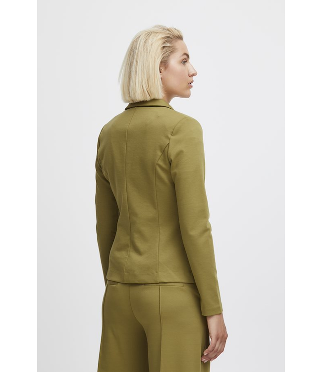 ICHI Kate Blazer - Green Moss