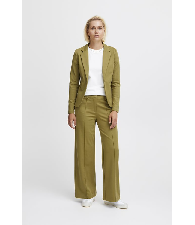 ICHI Kate Blazer - Green Moss