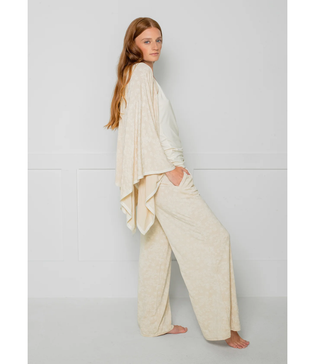 LatteLove Pajama Cape - Sandshell Combo