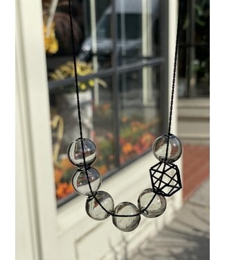 Pursuits Hex Necklace (grey)