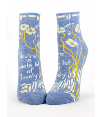 Blue Q Ankle Socks - Whole Lotta Love