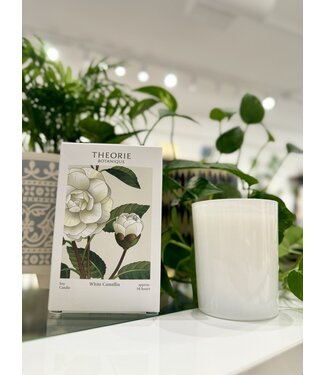 Theorie Botanique 50 hr Soy Candle - White Camelia