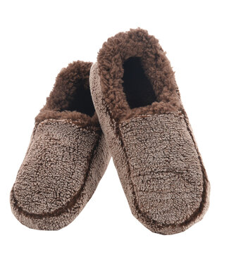 Snoozies Slippers - Two Toned Men's - Brown