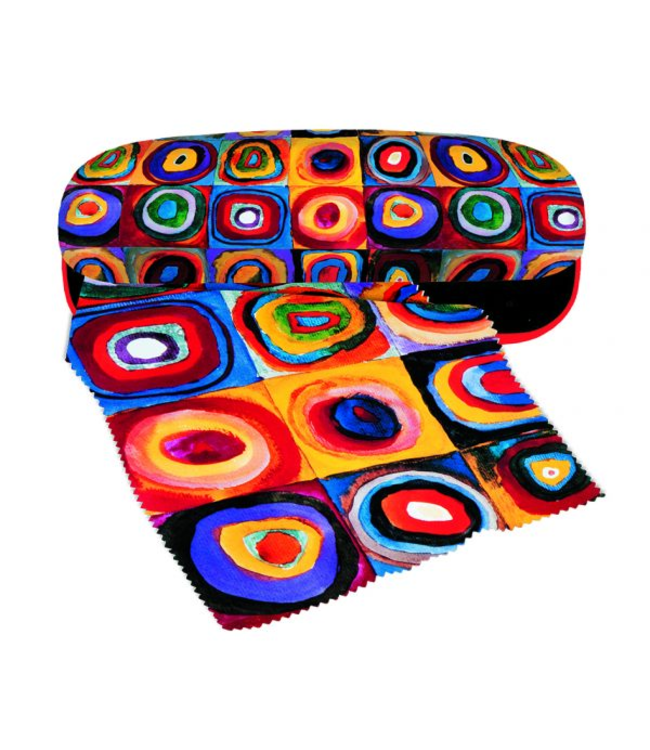Spectacle Case w/ Cleaning Cloth - Kadinsky - Color Study