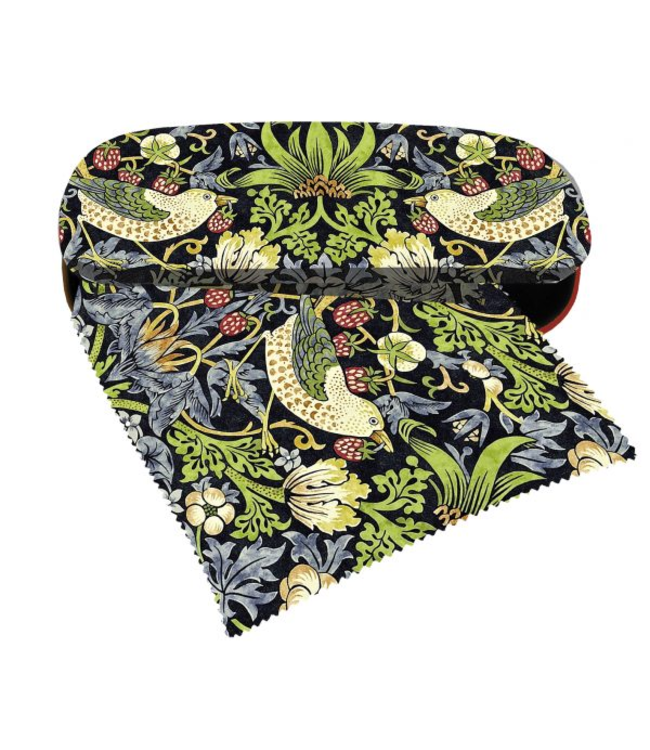 Spectacle Case w/ Cleaning Cloth - William Morris