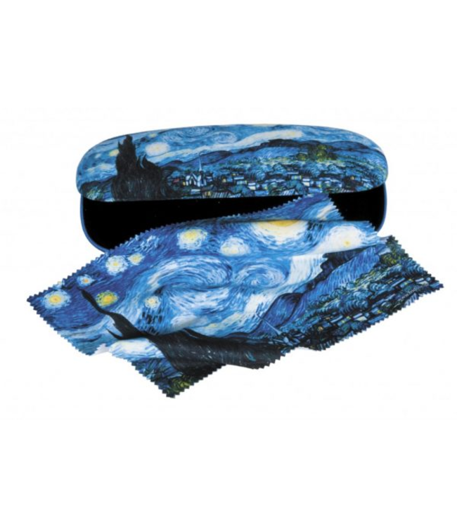 Spectacle Case w/ Cleaning Cloth - Starry Night