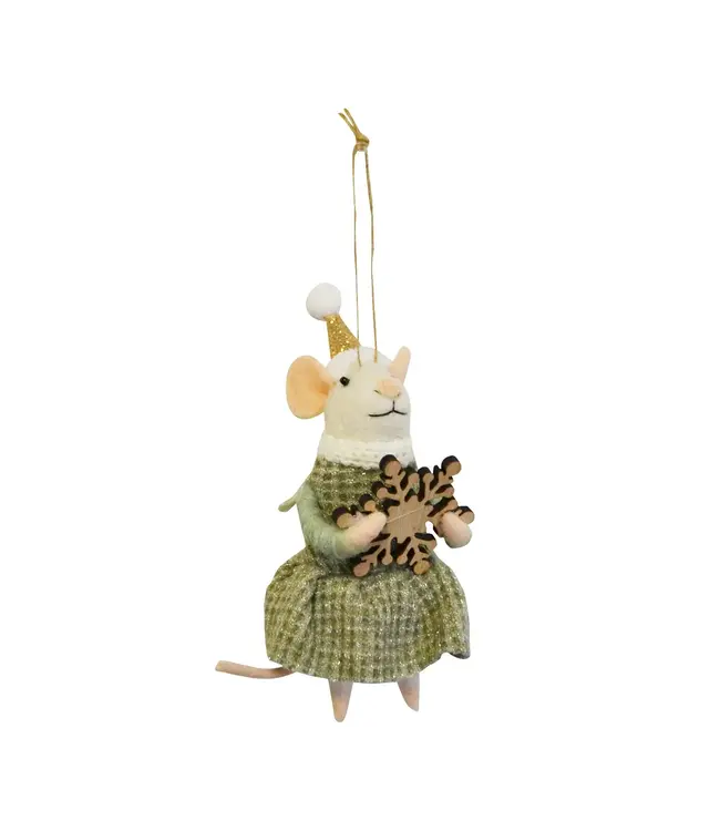 Snowflake Mouse Ornament