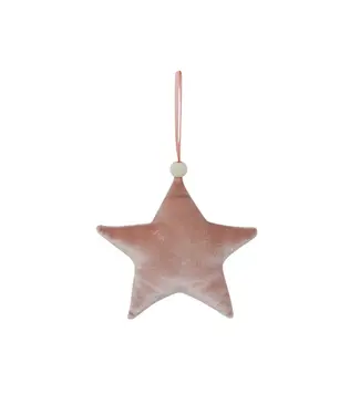 Plush Star Ornament - Pink