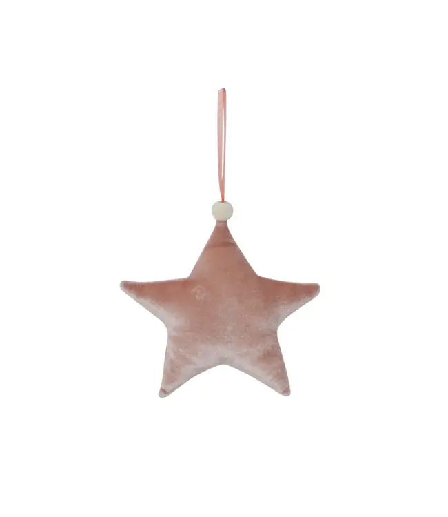Plush Star Ornament - Pink