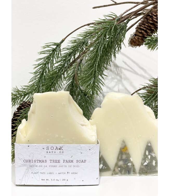 Soak Bath Co Christmas Tree Farm Soap Bar