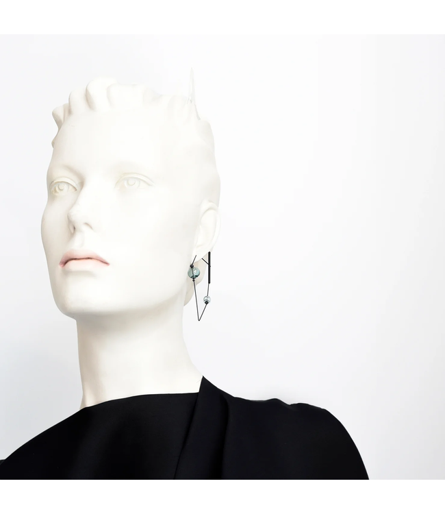 Pursuits Hollis Hoops (aqua)