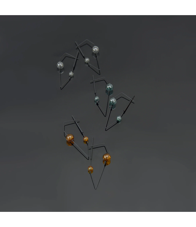 Pursuits Hollis Hoops (aqua)