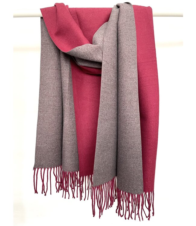 Reversible Cashmere Shawl - Assorted Colours