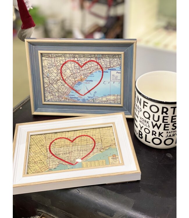Sadie & June Toronto Heart Map - Assorted