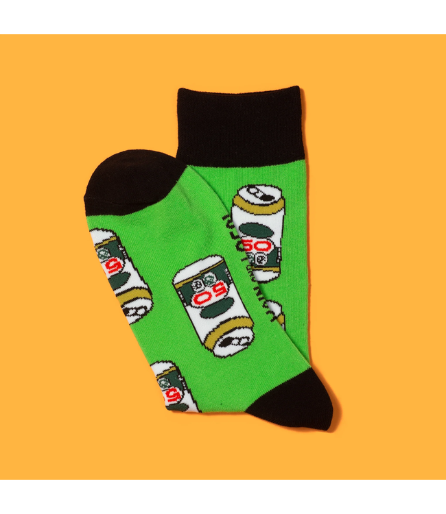 Main and Local Socks - Retro Beer Can