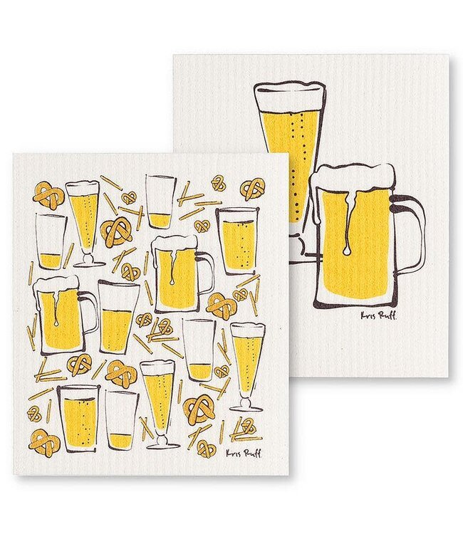 Abbott Beer & Pretzels Dishcloth