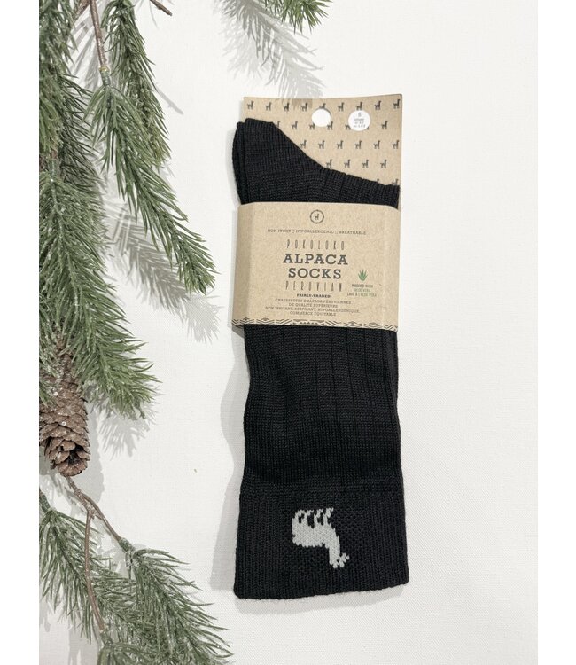 Pokoloko Everyday Alpaca Sock - Black