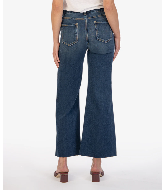 KUT Jeans Meg High Rise Wide Leg - Med Wash
