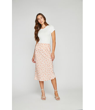 Gentle Fawn Florentine Skirt - White Ditsy