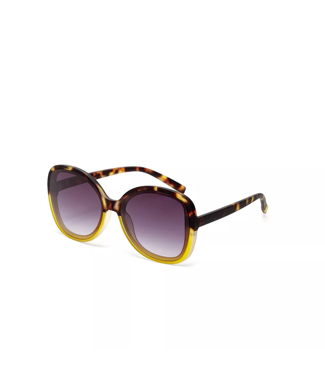 Okkia Anna Butterfly Sunglasses - Havana Yellow