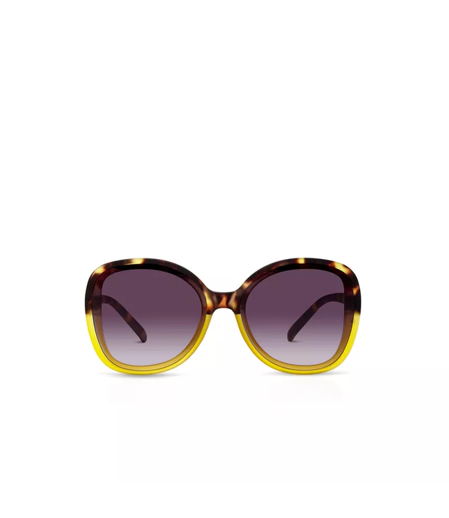 Okkia Anna Butterfly Sunglasses - Havana Yellow