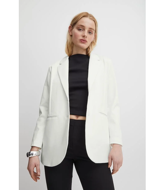 ICHI Oversized Kate Blazer - Cloud Dancer