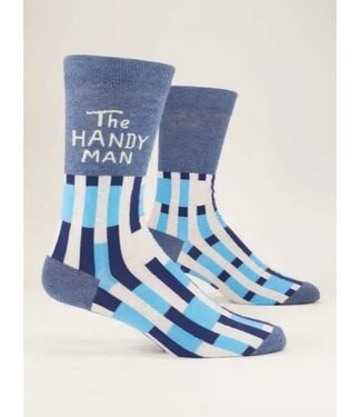 Blue Q Crew Socks - The Handy Man