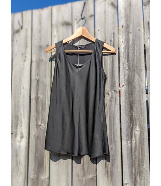 M Made in Italy Woven Camisole - Black