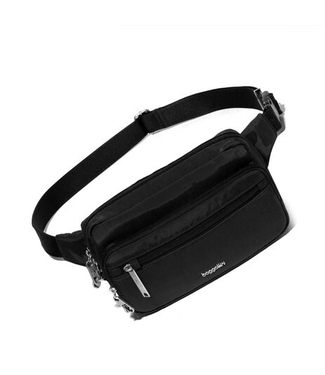Baggallini Securtex Anti-Theft Belt Bag - Black