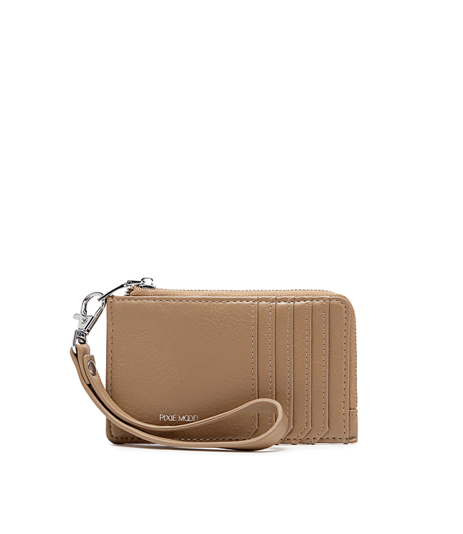 Pixie Mood Quinn Card Wallet - Latte