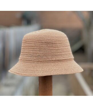 Woven Bucket Hat - Caramel