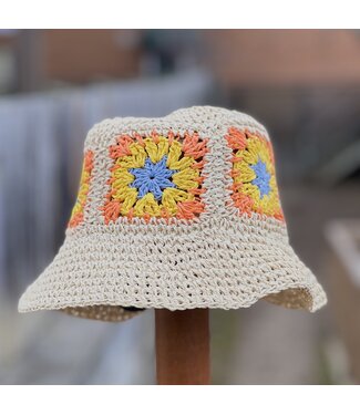 Summer Vibes Straw Hat - Flower