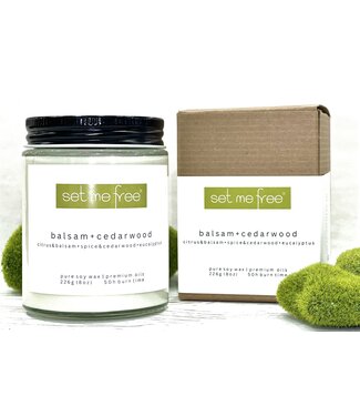 Set Me Free Wood Wick Candle - Assorted