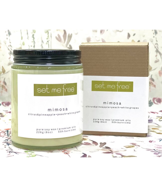 Set Me Free Wood Wick Candle - Assorted