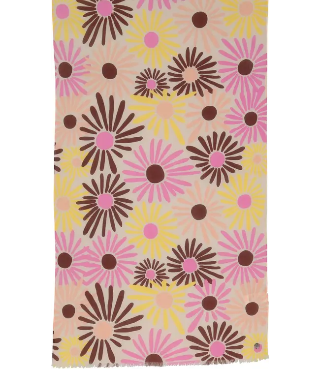 Fraas Floral Spring Scarf - Orchid  Pink