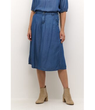 Cream CRMolly Midi Skirt - Blue Denim