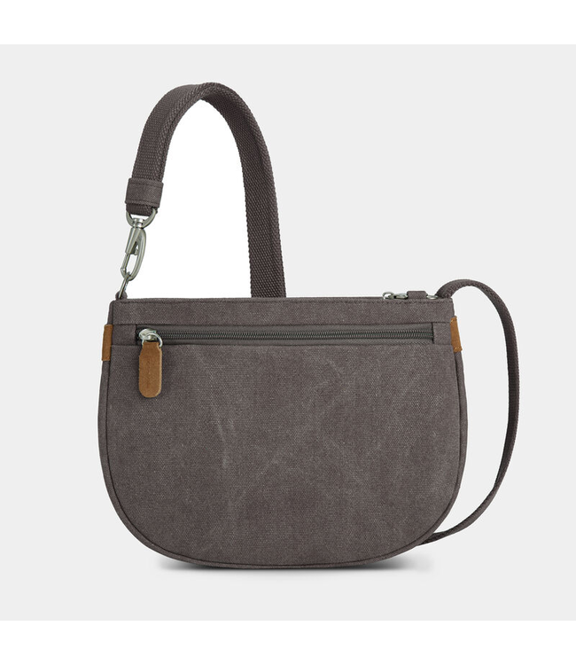 Travelon Anti-Theft Heritage Saddle Crossbody - Pewter