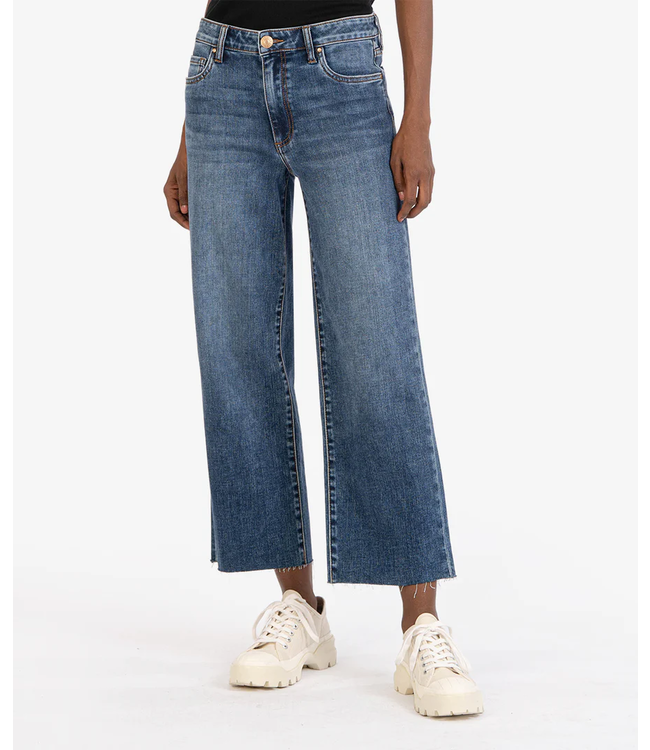 KUT Jeans Charlotte High Rise Culotte - Commendatory Wash