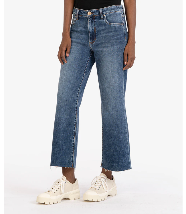 KUT Jeans Charlotte High Rise Culotte - Commendatory Wash