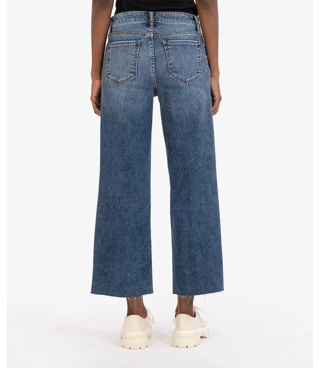 KUT Jeans Charlotte High Rise Culotte - Commendatory Wash