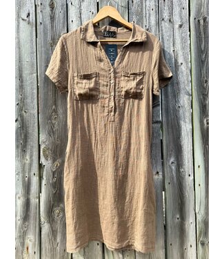 Linen Utility Dress - Coconut