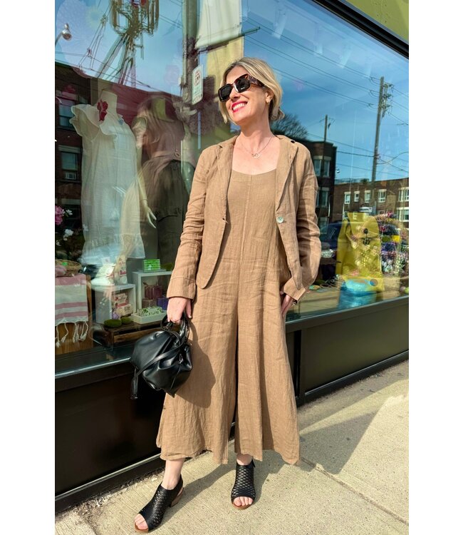 Linen Jacket - Coconut