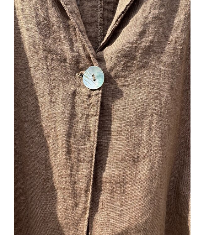 Linen Jacket - Coconut
