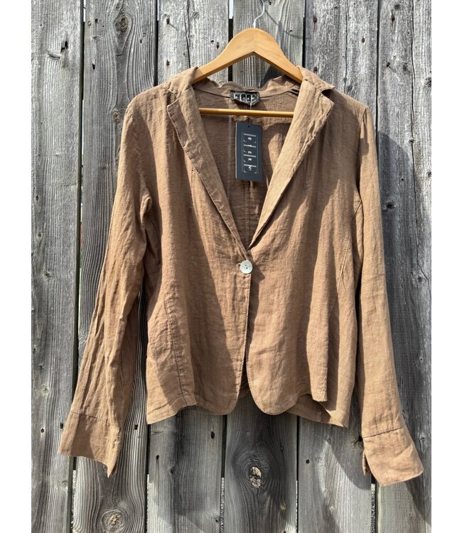 Linen Jacket - Coconut
